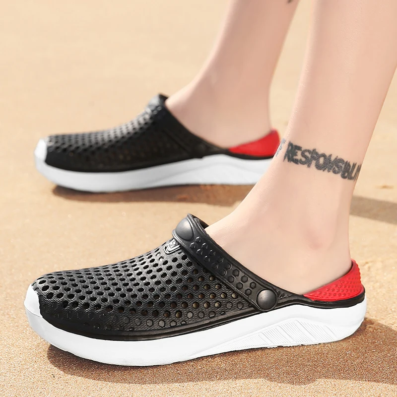 Men Shoes Summer Shoes Light Breathable Outdoor Sandals Casual Lovers Slippers Walking Beach Sandals Non-slip Soft Sandals