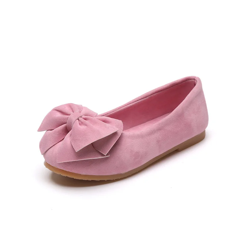 Mocassins en Daim Souple avec Nministériels d Papillon pour Fille, Chaussures de Princesse, Décontractées, Printemps-Automne