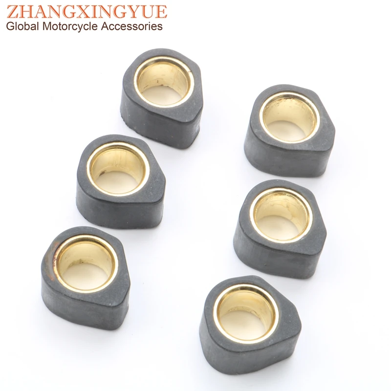 6PC High Performance Variator Weights 20x15mm 13 gram for Honda PCX SH125 NES S-Wing Spacy 125cc 4-stroke