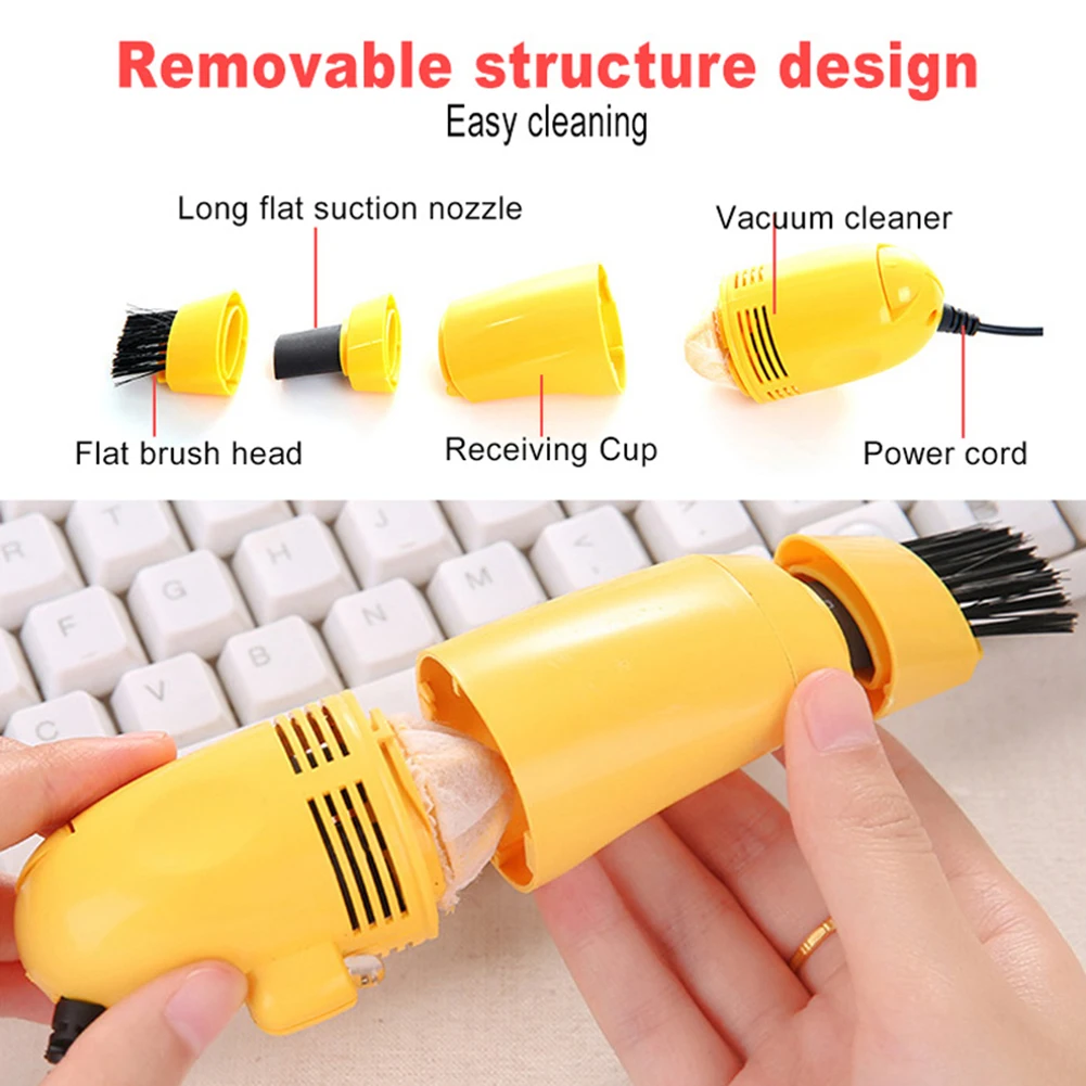 Mini USB Computer Laptop Keyboard GapsS Cleaner Dust Removal Brush Cleaning Tool