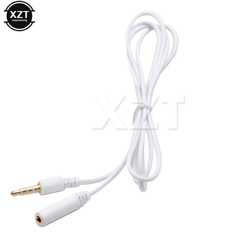 

1M/ 3ft 3.5mm 4 Pole Jack Male to Female Earphone Headphone Audio Extension Cable