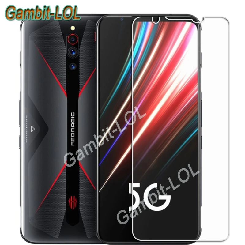 For ZTE Nubia Red Magic 5G 5S Tempered Glass Protective ON RedMagic NX659J 6.65Inch Screen Protector Smart Phone Cover Film