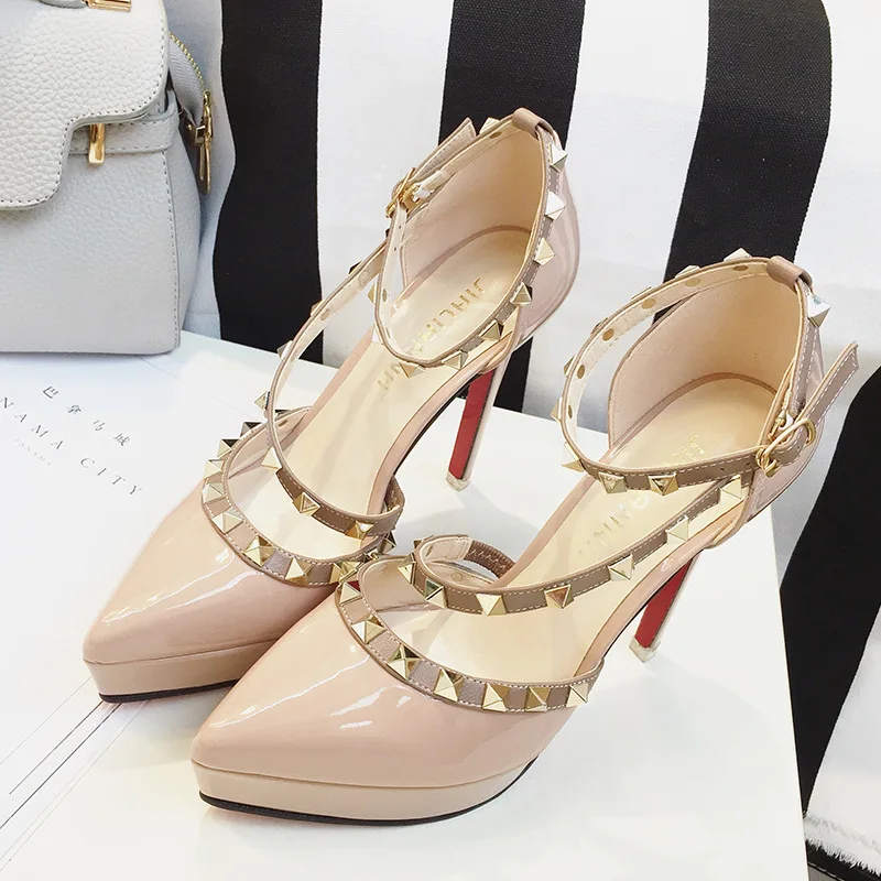 

Сандалии женские на платформе, заостренный носок, высокий каблук, туфли-лодочки