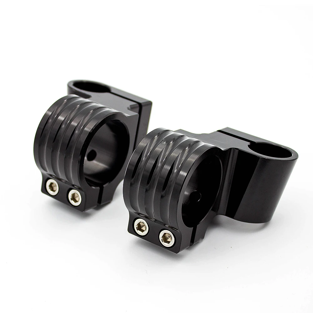 Motorcycle Rised Riser Clip on 31 33 35 36 37 41 43 45 46 48 50 51 52 53 54mm Adjustable Clip ons 7/8\