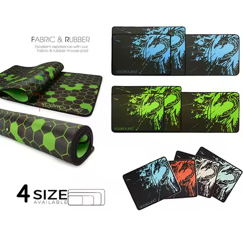 Multi-size Blue Dragon Mousepad No-slip Natural Rubber Keyboard Cover Computer Gaming Mouse Mat Locking Edge Desk Mat
