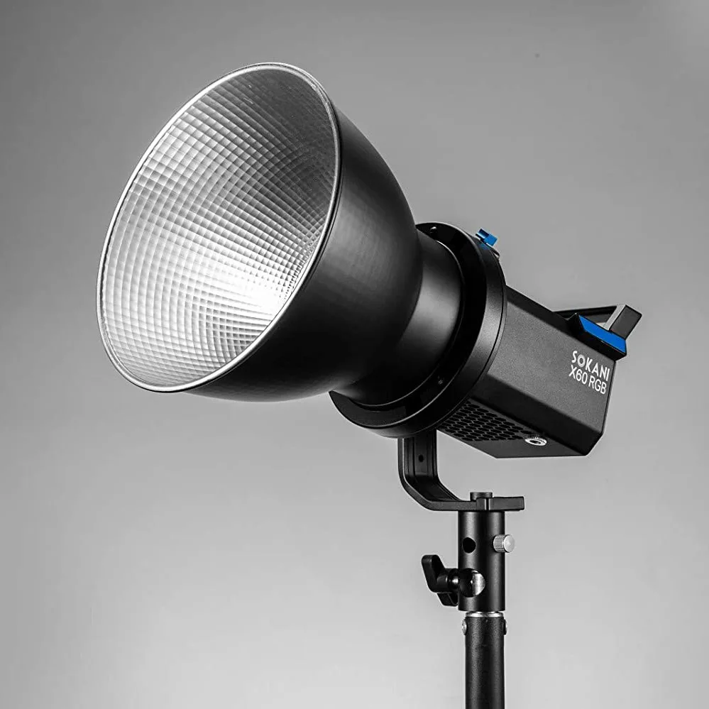 Sokani X60 RGB Version Outdoor Photography Lighting max 80W LED Video Light APP Adjust Brightness with Bag Bowens Mount