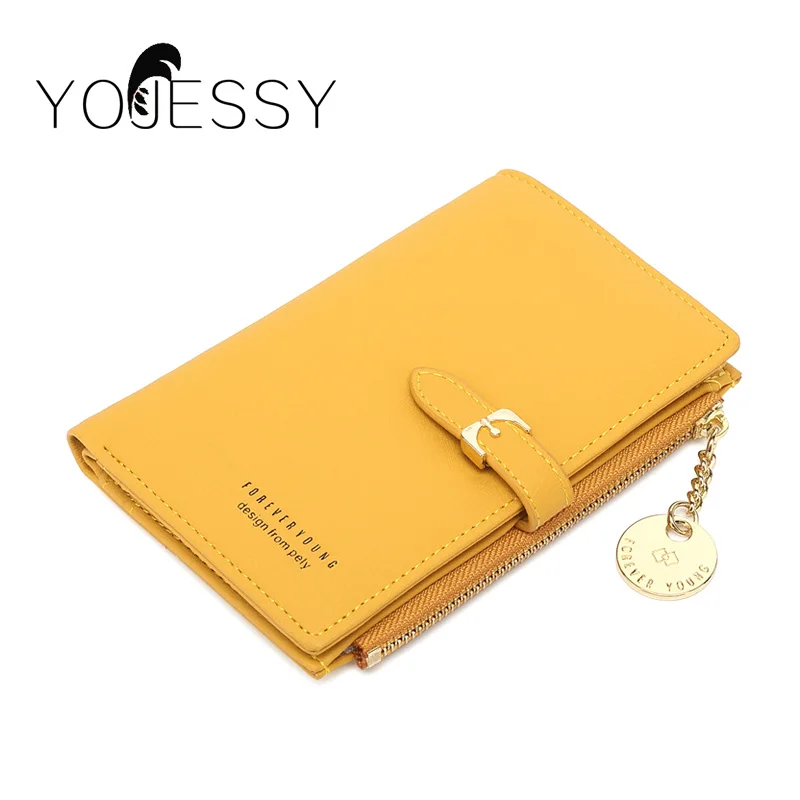 

YOJESSY Women Short Wallet Many Departments Female Wallets Clutch Lady Purse Zipper Phone Pocket Card Holder Ladies Purses