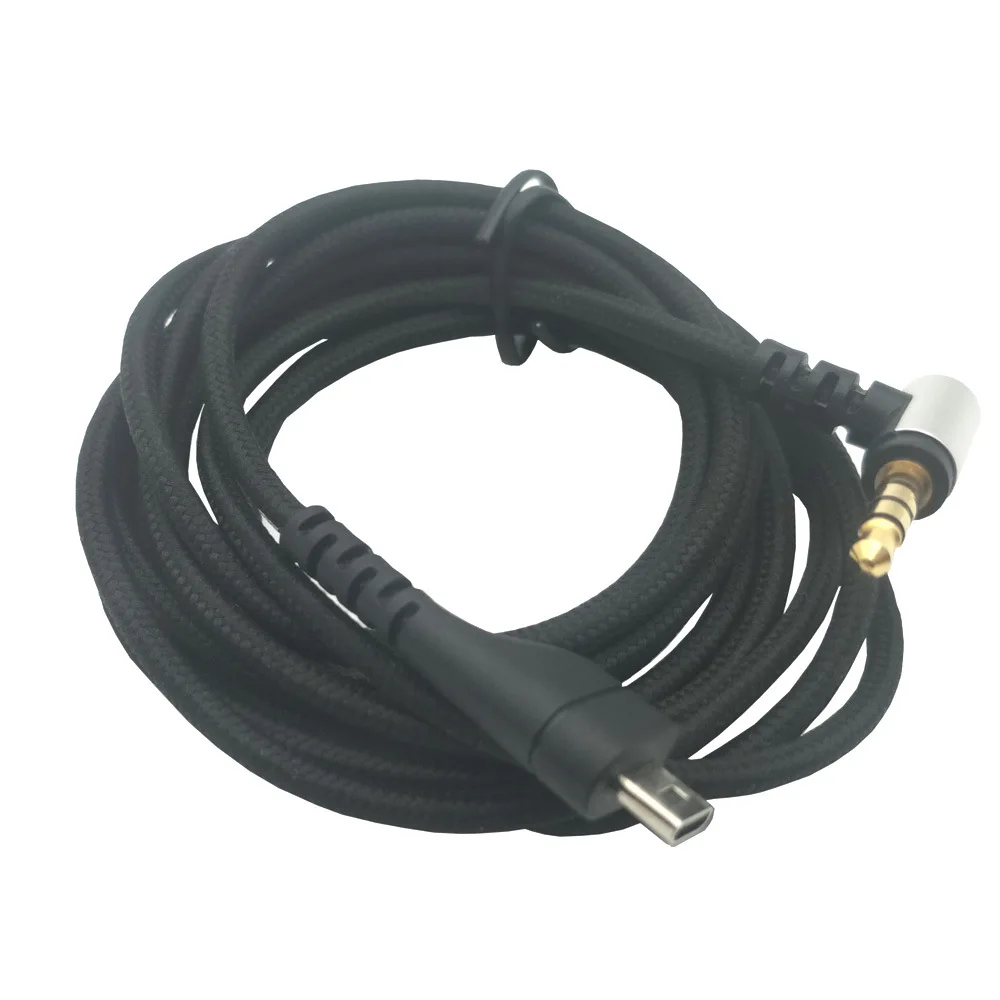 مناسبة ل SteelSeries Arctis 3 5 7 لعبة سماعة كابل الصوت كابل ترقية خط مضفر كابل 2 متر