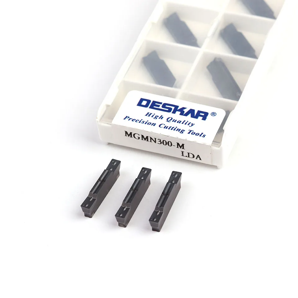 Deskar 100 Mgmn150 Mgmn200 Mgmn250 Mgmn300 Mgmn400 Mgmn500 Lda Torno Cnc Ranhuramento e Torneamento Inserções de Carboneto de Alta Qualidade