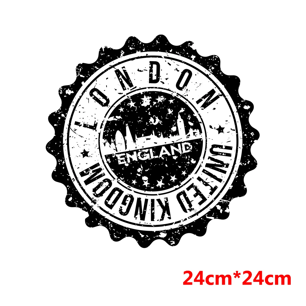 London Heat Transfer Iron On Patches For Clothes Appliques For Clothing Fashion Parches Termoadhesivos Para Ropa