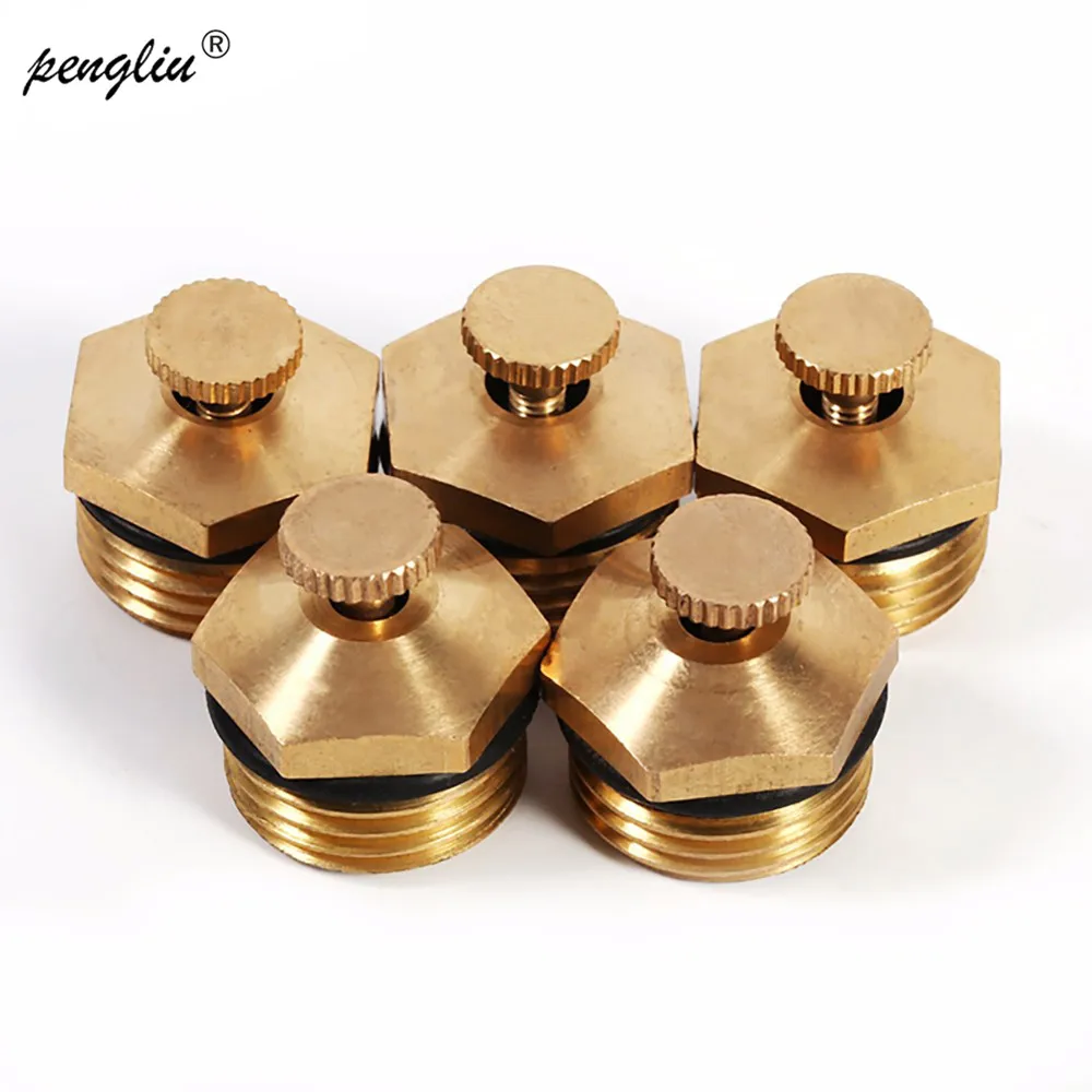 5Pcs Garden Watering Irrigation Brass Sprinkle G1/2 inch Connector Thread Water Irrigation Spray Nozzle Garden Sprinkler IT193