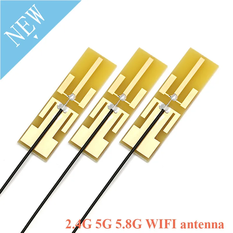 8DBI 2.4G 5G 5.8G WIFI ในตัวเสาอากาศ PCB Wifi เสาอากาศ IPEX อินเทอร์เฟซ Dual Band Omnidirecational IPEX/U.FL Connector