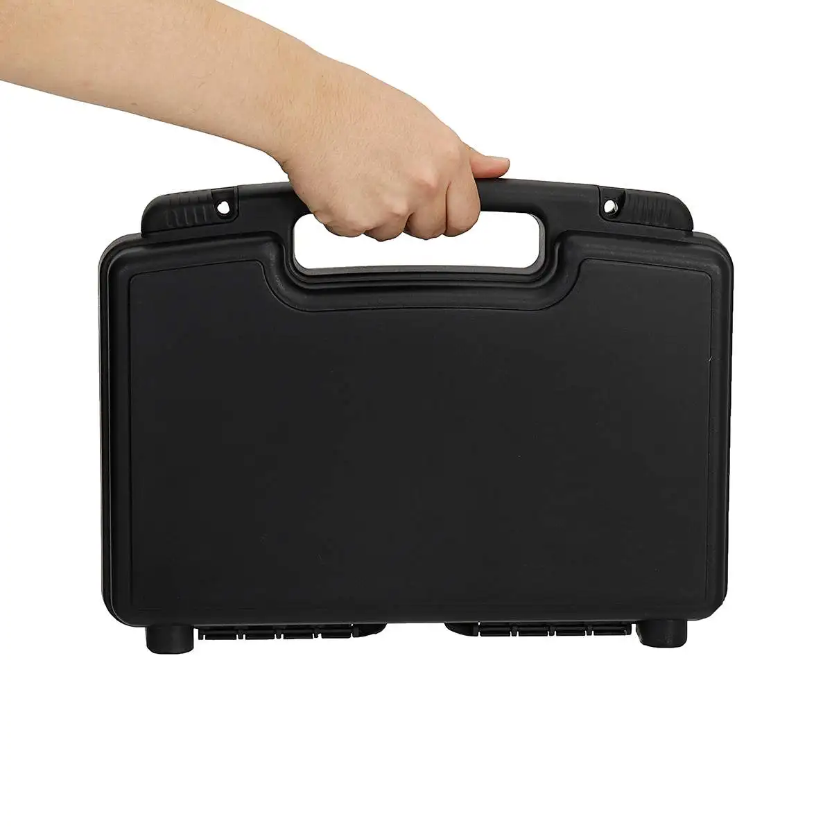 JETEVEVEN Portable Plastic Hard Carry Tool Case Safety Protection Suitcase Equipment Instrument Outdoor Box with Pre-Cut Foam