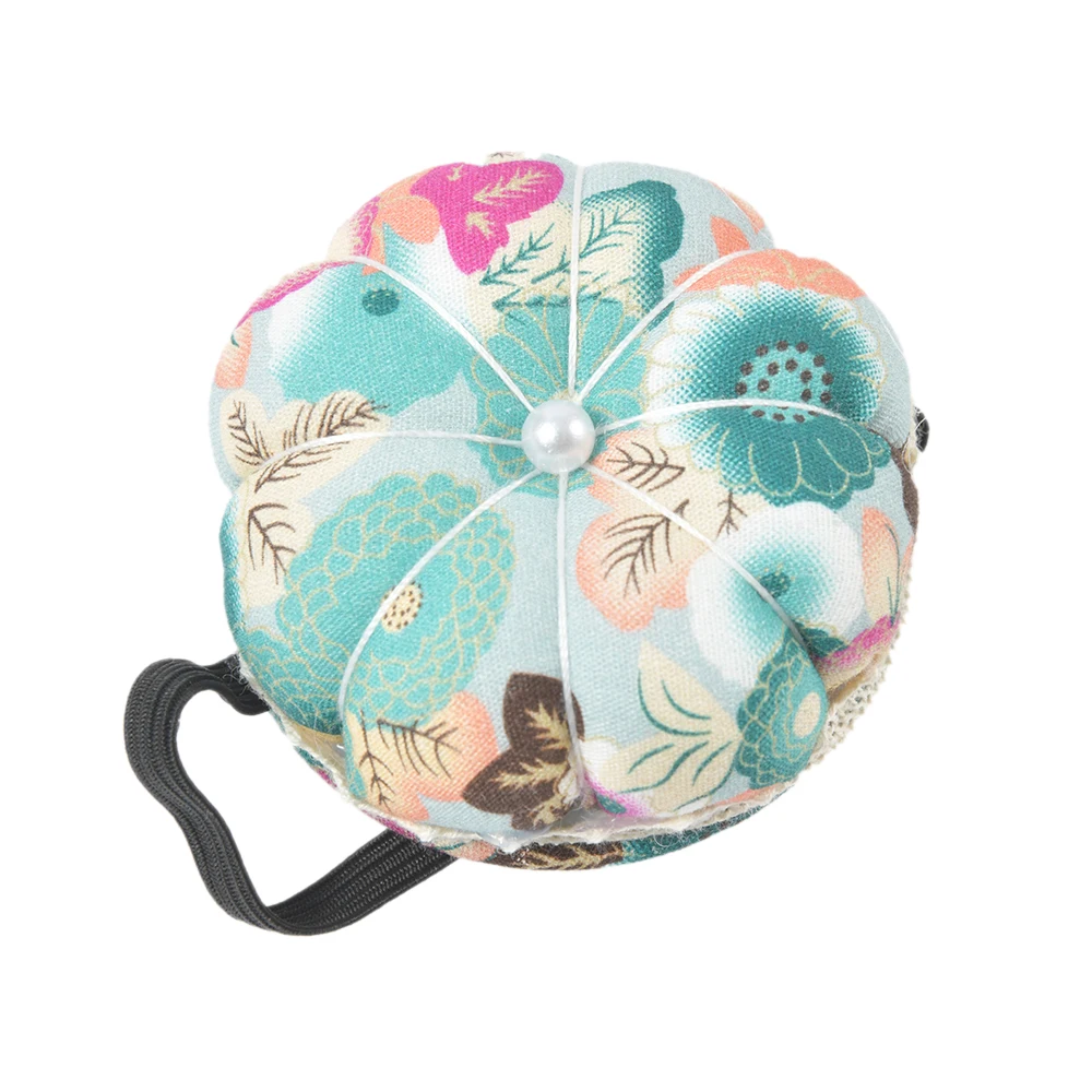 Pumpkin Ball Shaped Needle Pin Cushion Pincushion Wrist Strap Stitch Needlework Supplies Pins Accessories Large Large Brooch