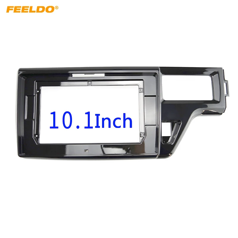 

FEELDO Car Audio 10.1" Big Screen 2DIN Fascia Frame Adapter RHD For Honda Stepwgn 2015+ DVD Dash Fitting Panel Frame Kit #HQ6566