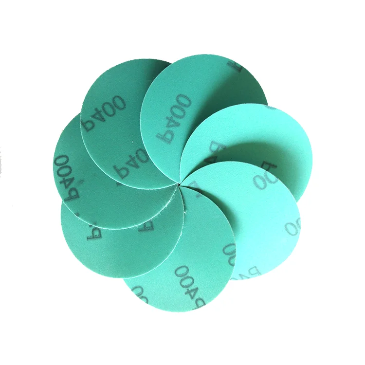 Schleifscheiben, 5,1 cm, PET-Folie, 50 mm, Hakenschlaufe, nasses und trockenes Schleifpapier für Exzenterschleifer, Holzbearbeitung, Auto, Polieren, Veredelung – Detail 1