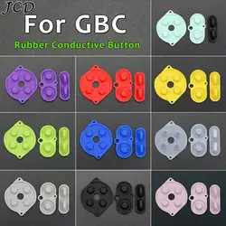 JCD-botón conductor de goma A-B d-pad para Game Boy Color GBC, carcasa de silicona, teclado de inicio selecto, 10 colores