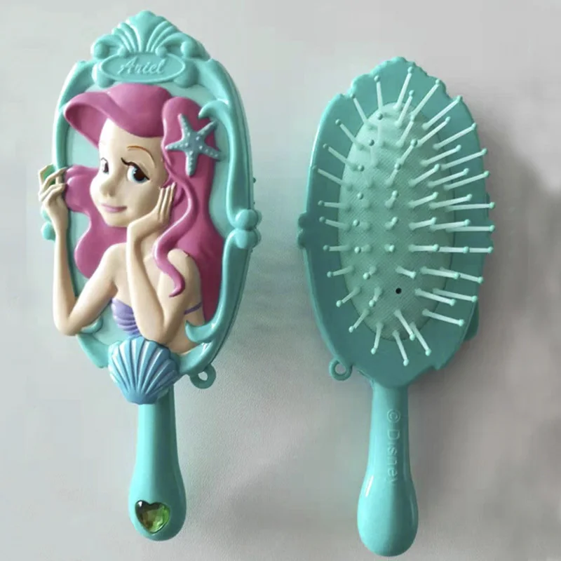 Mickey Pattern Comb Texture Matte Feel Shell Kate Cat Princess Massage Scalp Comb Adult Children Universal Practical Disney