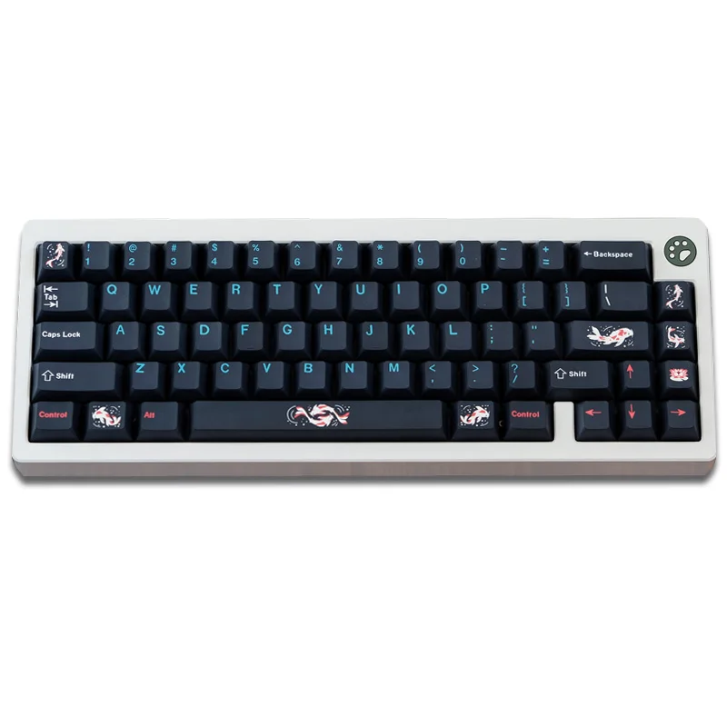 

120 Keys GMK zenpond Koi Keycaps herry Profile PBT Dye Sublimation Mechanical Keyboard Keycap For MX Switch