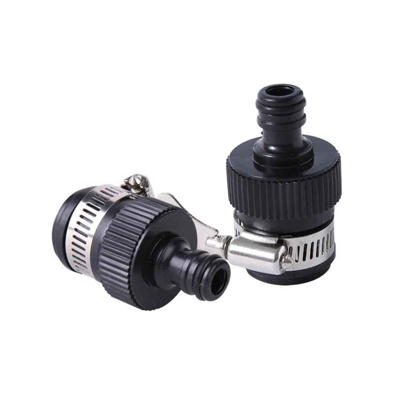 2Pcs Universal Water Quick Faucet Adapter Tap Connector Garden Hose Pipe Fitting For Car Washing Garden Irrigation