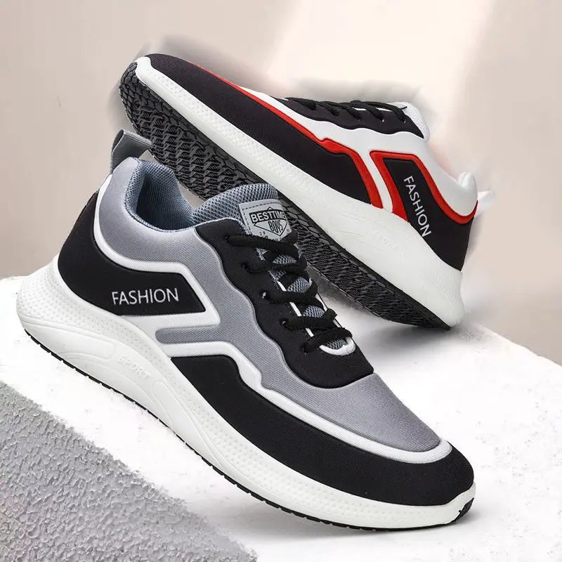 Zapatos Deportivos informales para hombre, Zapatillas de malla transpirable de fondo suave que combinan con todo, primavera y otoño, novedad de 2021