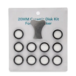 3x 6x 10x Ceramic Disk Kits, Humidifier Maintenance Kit, Ceramics Disks + Key Replacement Parts for Fog Making Machine