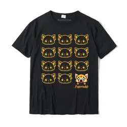 Aggretsuko Real T-Shirt Cotton Tops Shirt Comfortable Brand Geek T Shirt Christmas Streetwear Tshirt Men