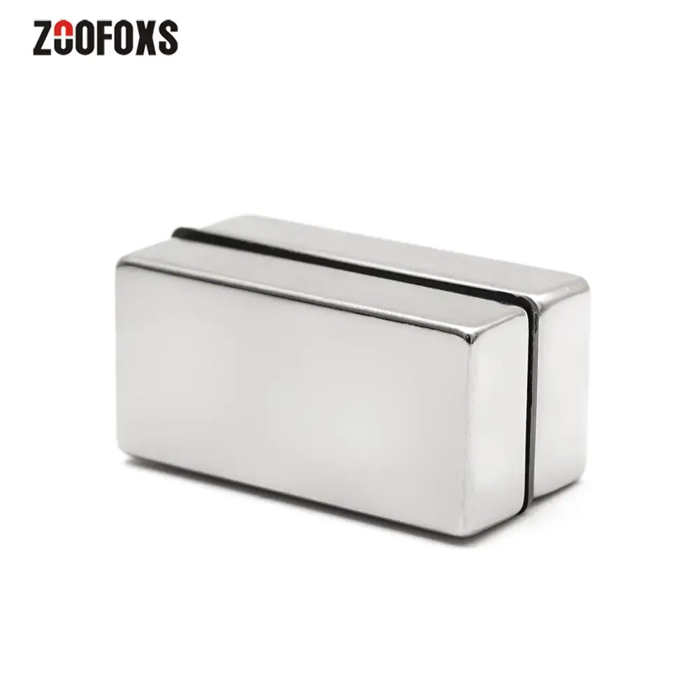 ZOOFOXS 1pc 40x20x10mm N35 Powerful Square Rare Earth Neodymium Magnet Powerful Strong Block Magnets 40*20*10mm