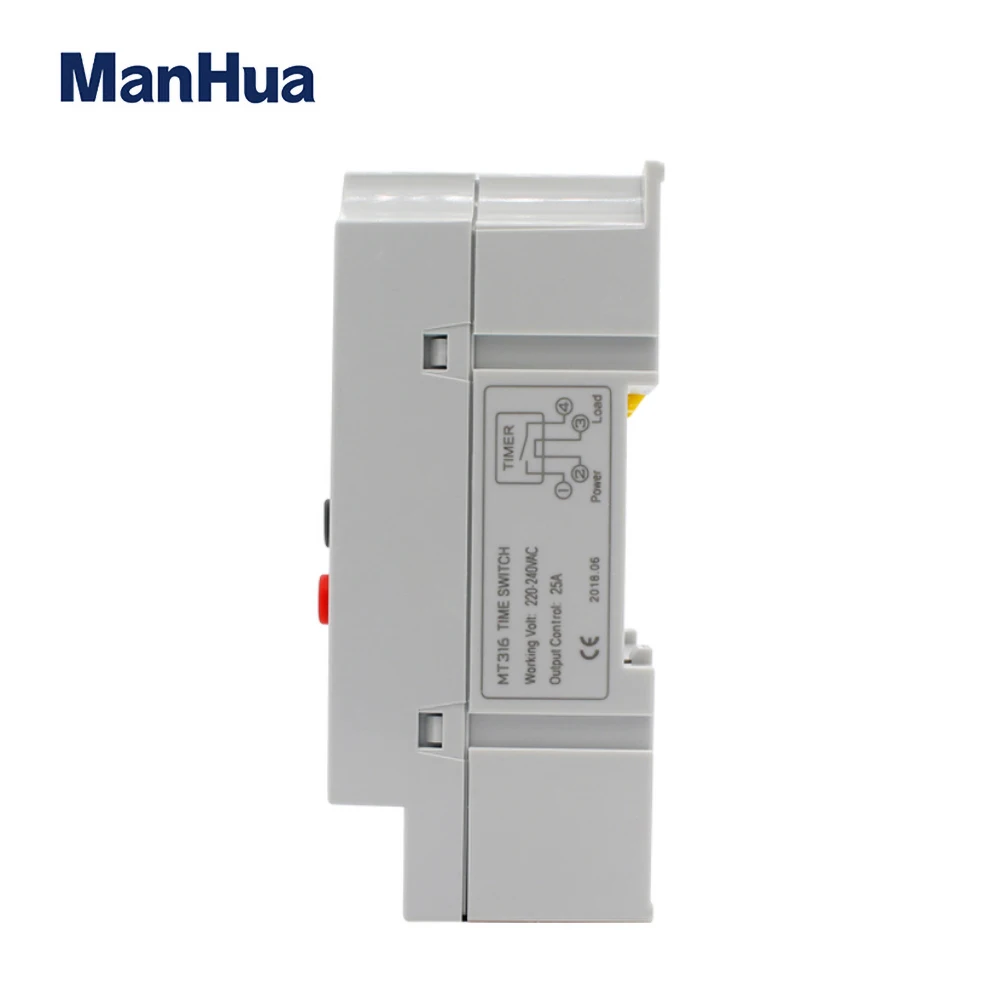 Imagem -05 - Manhua 25a 220 v Mt316 Melhor Vender Produtos Industrial Digital Micro Temporizador Programável