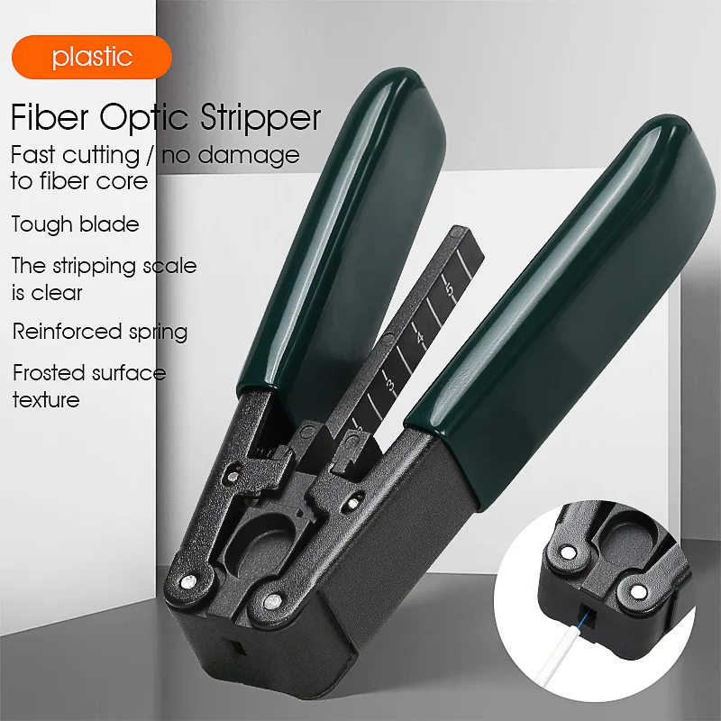 

Economical FTTH Tools Fiber Optic Stripping Optical Fiber Stripper FTTH Cable Striping Plier 3mm * 2mm Wire Stripper