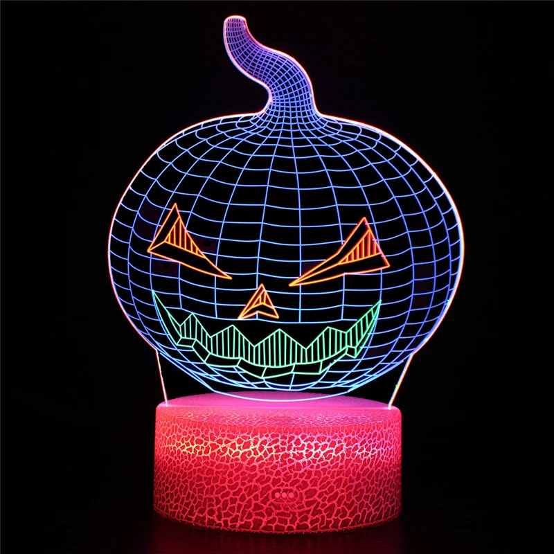 Nighdn Peacock 3d Night Lamp Illusion Night Light  for Children Bedroom Baby Gifts Birthday Christmas Decoration Arts Home Decor