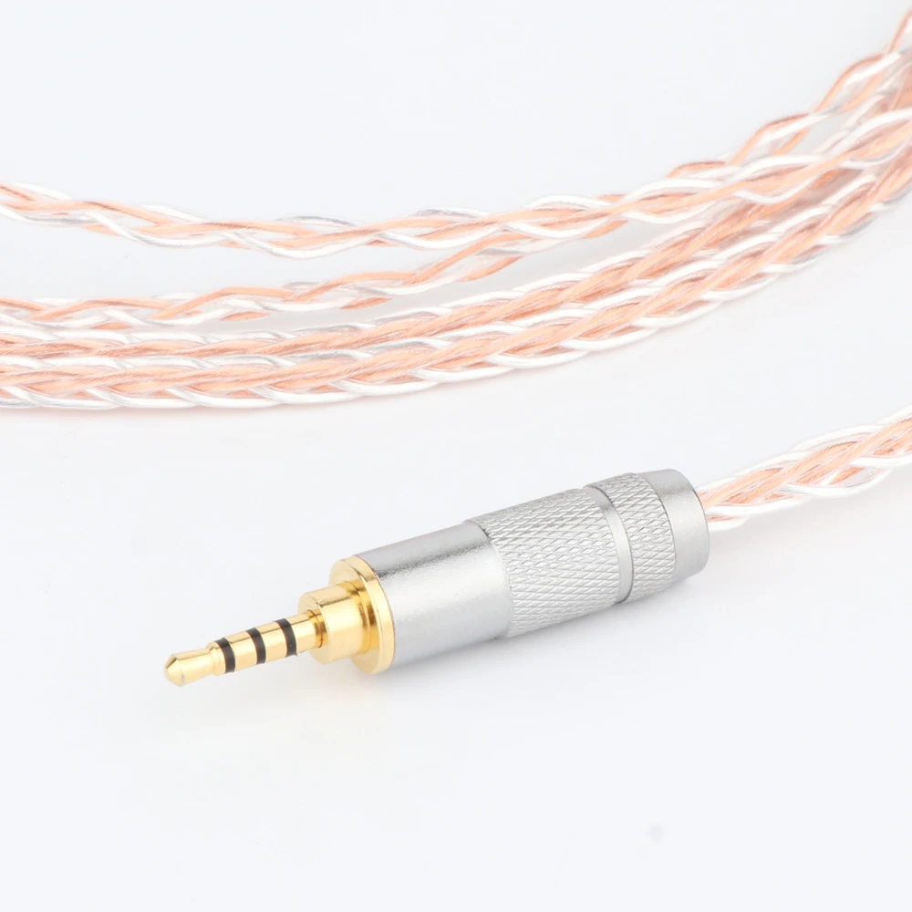 HiFi 2.5mm ～ 2X3.5mm OCC 銀メッキイヤホンケーブル付き MEZE99 Classics 99neo NEO NOIR WM1A、NW-WM1Z、PHA-2用