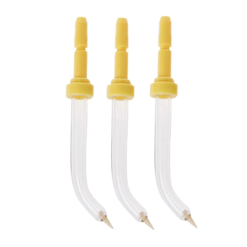 Bico de bolso para substituição de irrigação oral, 3 pçs acessórios de higiene dentária, bocal de bolso irrigador compatível com aquarela oral