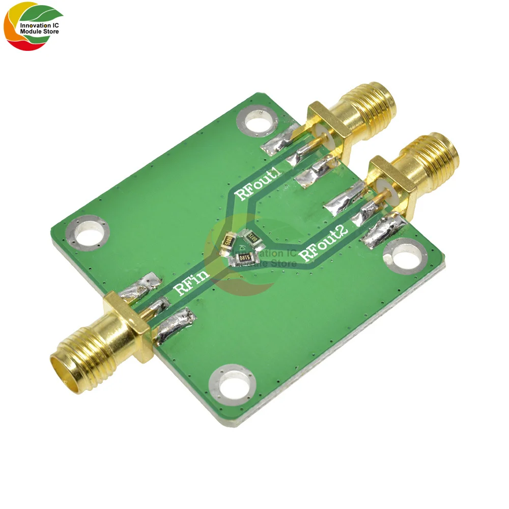 6dB 1 Minute 2 5G RF Microwave Resistor Power Distributor Microwave Module Board Power Splitter Radio Frequency Divider SMA-K