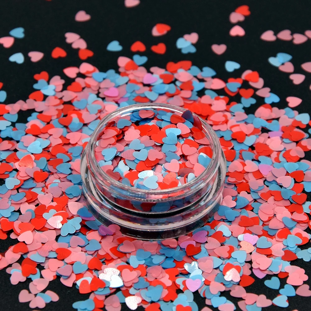 

Mixed shape chunky glitter nail art glitter powder