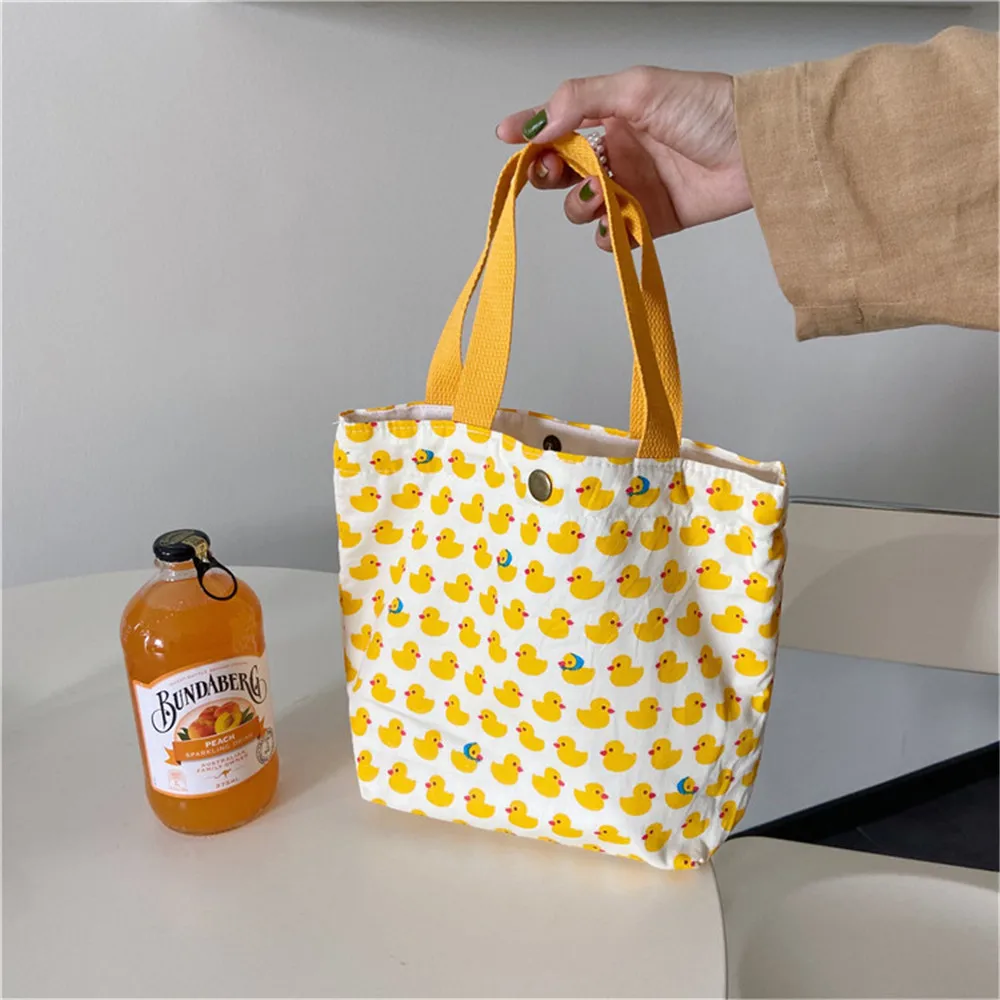 Floral Mini Canvas Shopping Handbags Reusable Foldable Tote Bags Women Canvas Shoulder Bags Female Ulzzang Funny Eco Shopper Bag