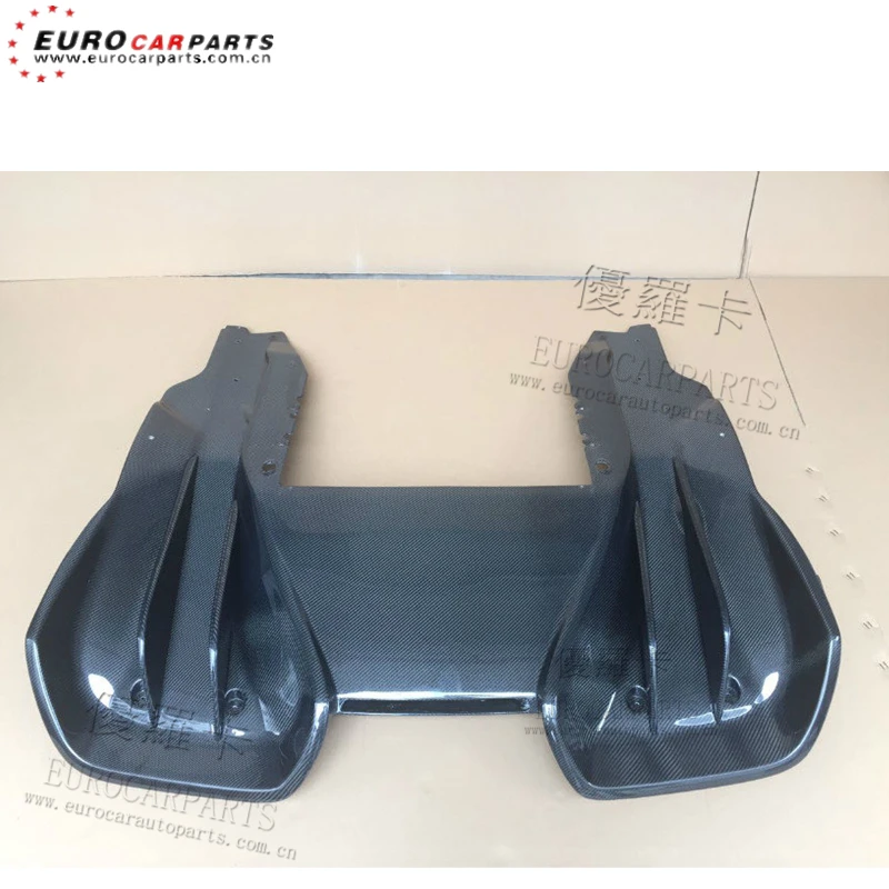 High quality McLarn 650s MP4 12-C carbon rear diffuser fit for RZ style carbon fiber rear lip