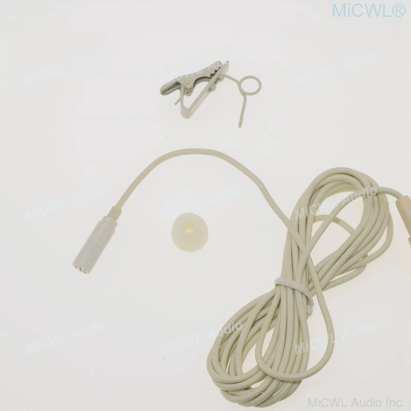 UT2 Tie Clips Lapel Omnidirectional Microphone for Shure Wireless BeltPack XLR 4Pin Mini TA4F Lavalier New Generation Mic