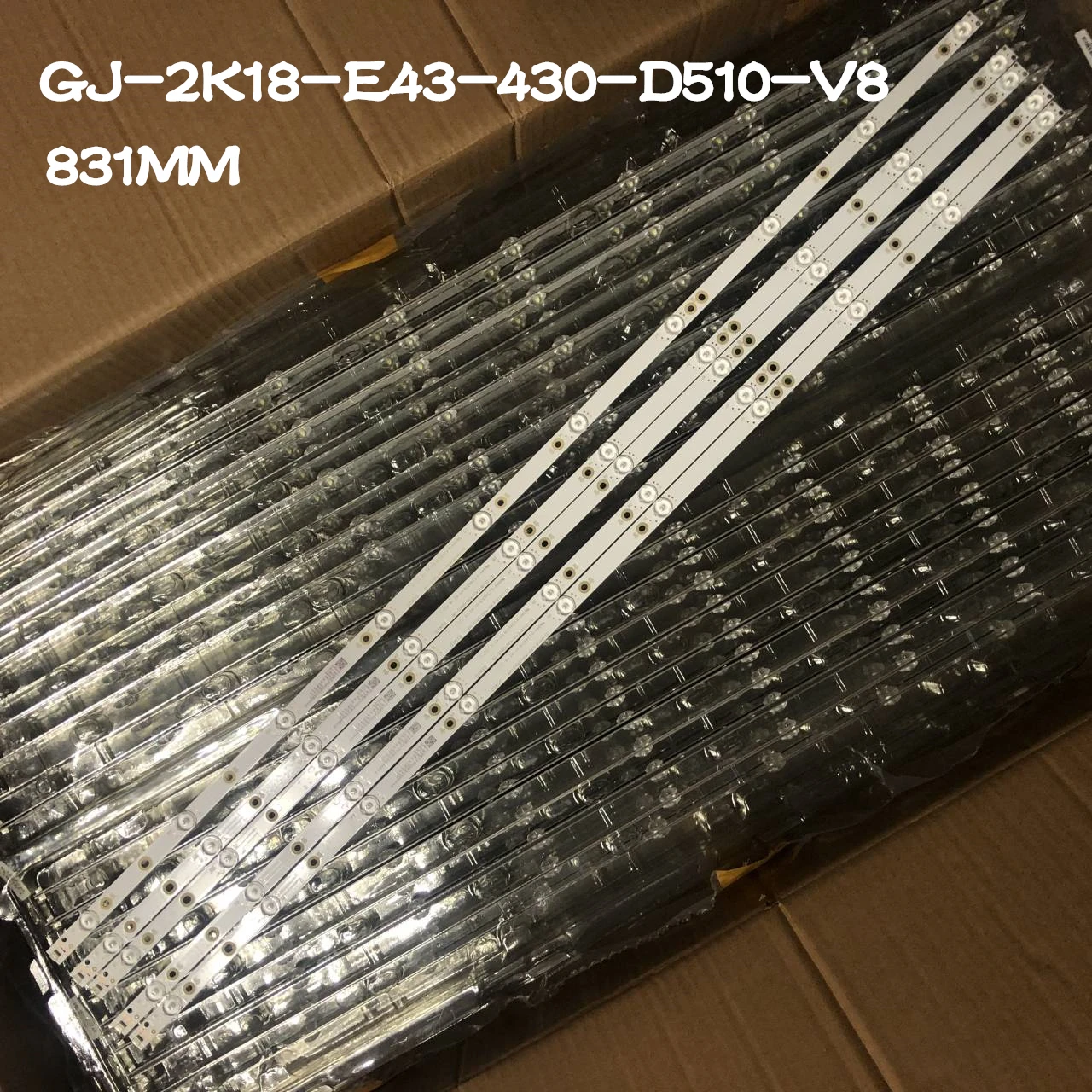 

LED Backlight Strip For E43-F1 V436-G1 TPT430H3 -QUBN1A.K GJ-2K18-E43-430-D510-V8 E43-F1