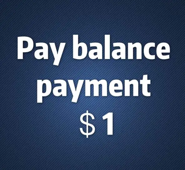 Pay balance payment Dedicated link