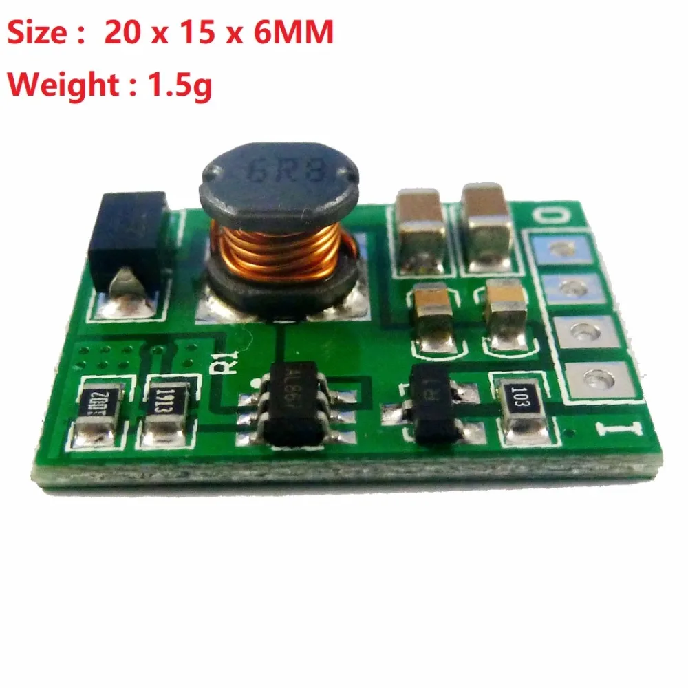 with Enable ON/OFF DC-DC 3V 3.3V 3.7V 4.2V 5V to 5V 6V 9V 12V Step-up Boost Converter Voltage Regulate Power Supply Module Board