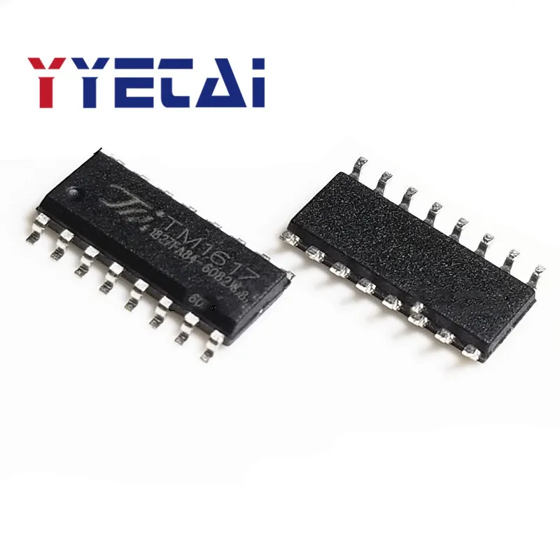 TAI 20 Buah TM1617 SMD SOP16 LED Digital Tube Display Driver IC Chip