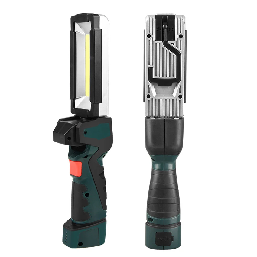 

LED Work Light, COB Rechargeable Work Lights with Magnetic Base & Hook, 5 Modes, Flashlight Inspection Light for Car Repair