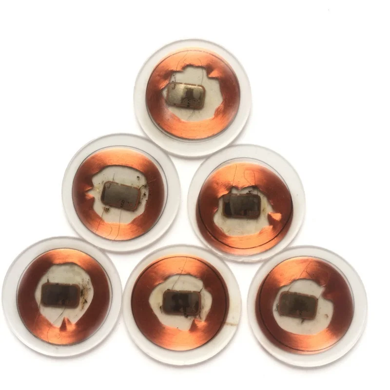 1Pcs 125KHz Writable Rewrite T5577 25mm Size ID Tag Coin Card Proximity Access Control Transparent PVC