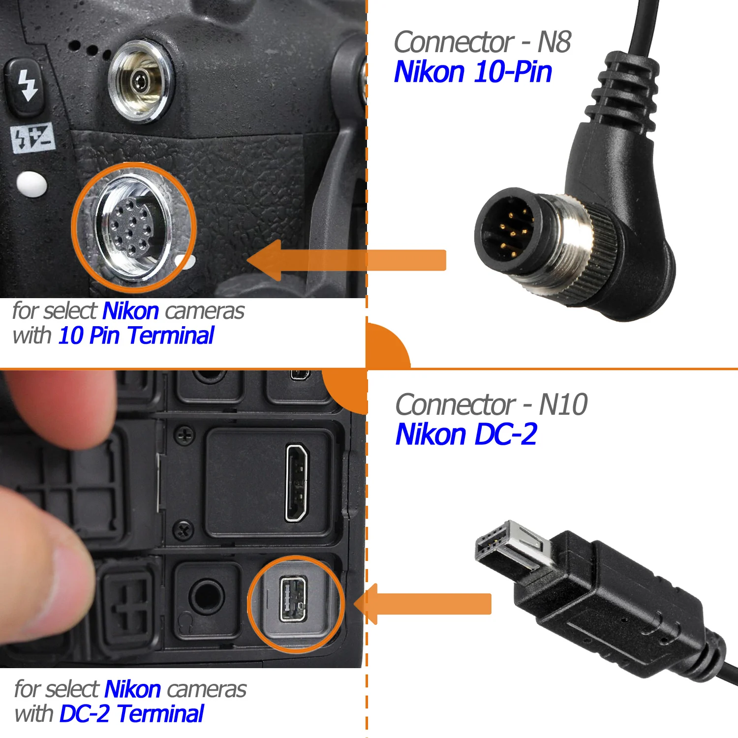 AODELAN 2.5mm Remote Shutter Release Cable for Cameras 2.5mm Sub-Mini Connections For Canon Nikon Sony Fujifilm Olympus Panasoni