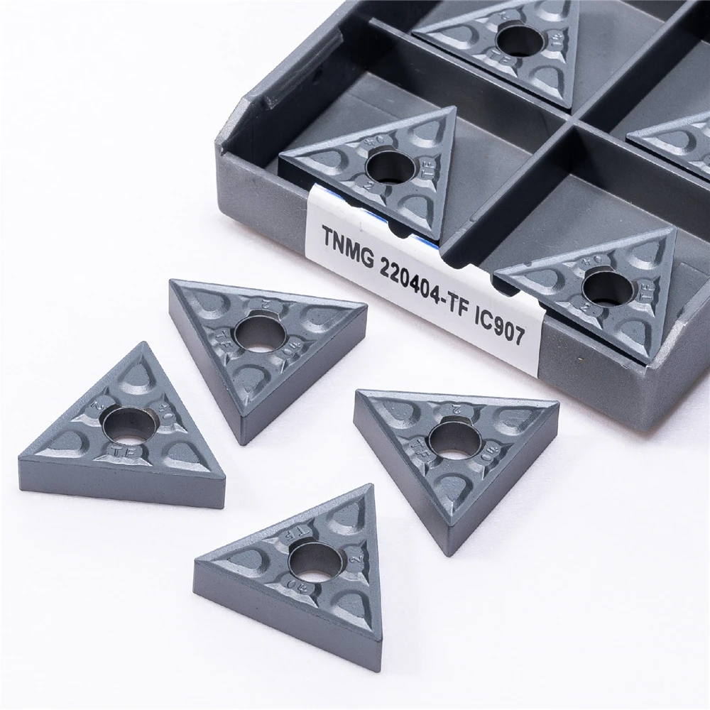 높은 품질 10pcs TNMG220404 TF IC907 터 닝 도구 카바 이드 Lnsert 선반 커터 터 닝 도구 TNMG 220404 CNC 하드 합금 블레이드