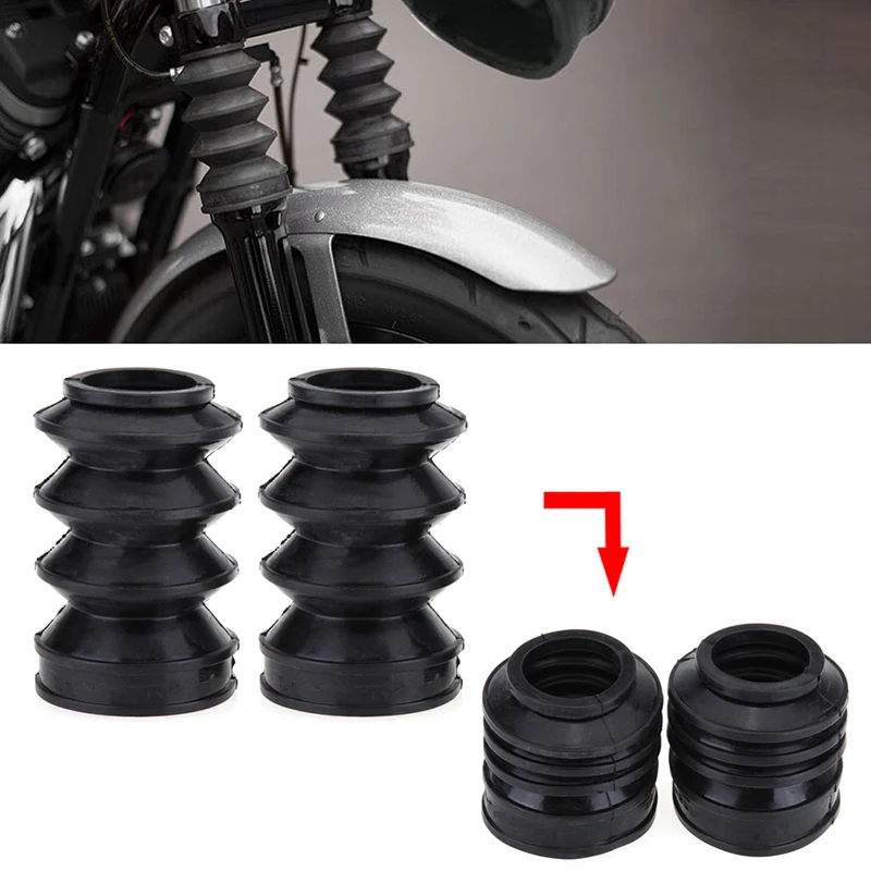 2021 New 39mm Rubber Front Fork Boots Shock Gaiters 