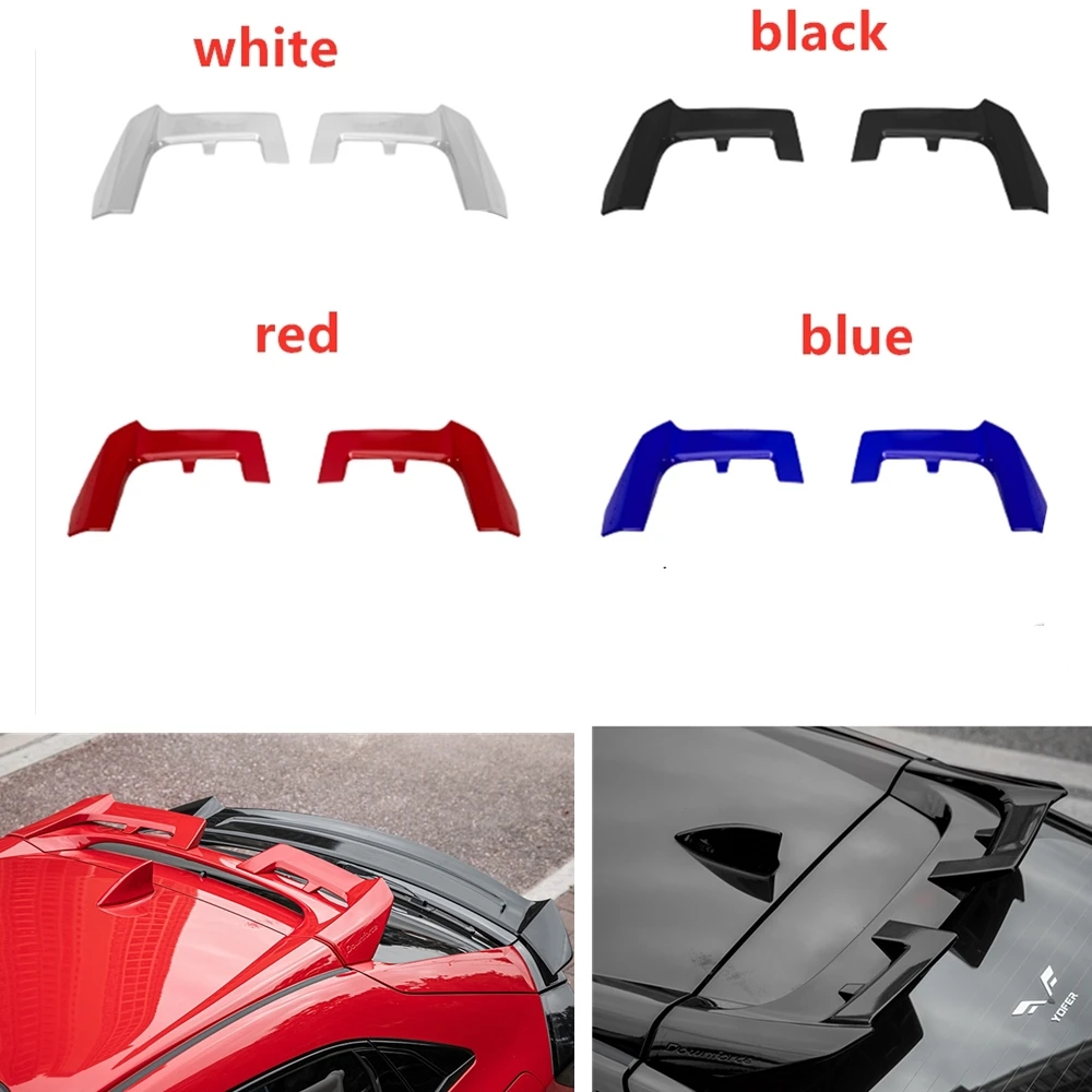 

YOFER Roof Spoiler Wing For Honda Civic 10th Gen Hatchback 2017-2021 Splitter Black/Red/White/Blue Rear Trunk Lid Window Trim