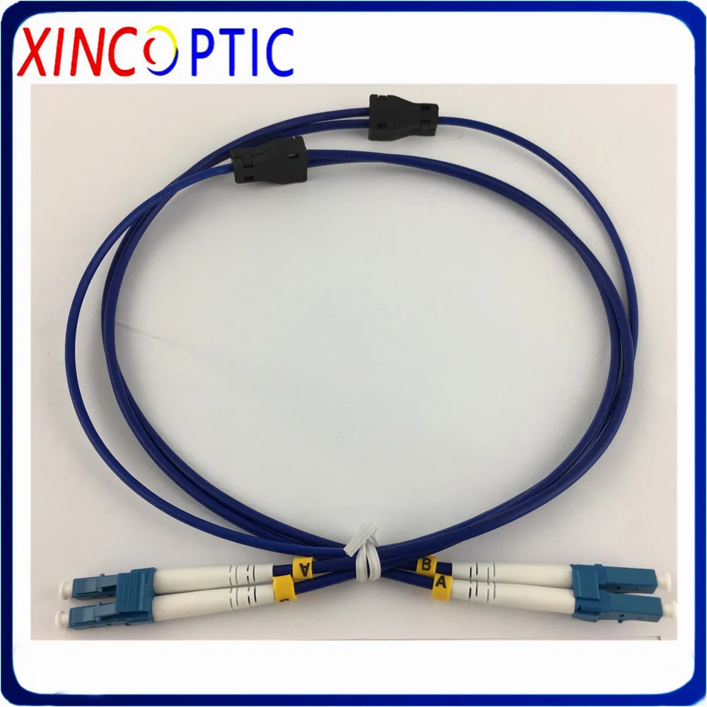 10Mtr 2core Singlemode Armored Patch Cord 2 cores 10M SM G652D/G657A PVC Jacket ST SC LC FC 2 fiber Optical Fiber Jumper Cable