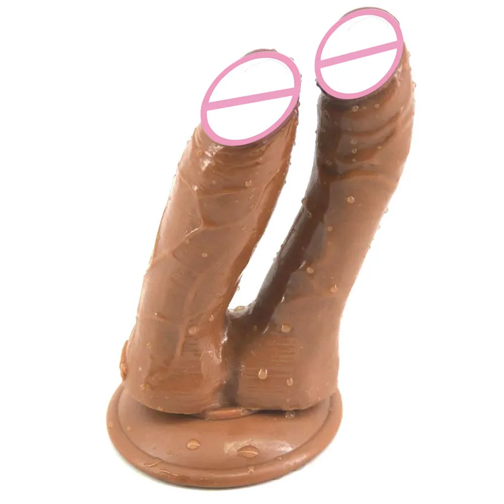 ROUGH BEAST Double Dildos Big Anal Butt Plug for Sex Machine Double Headed Penis for women man couples Huge Dildo Sex Toys